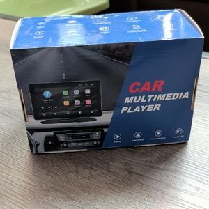 Advanced Car Multimedia Receiver with Bluetooth - Black